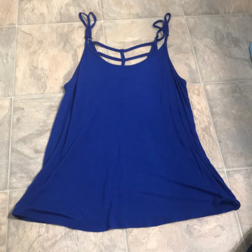 Blue tank top